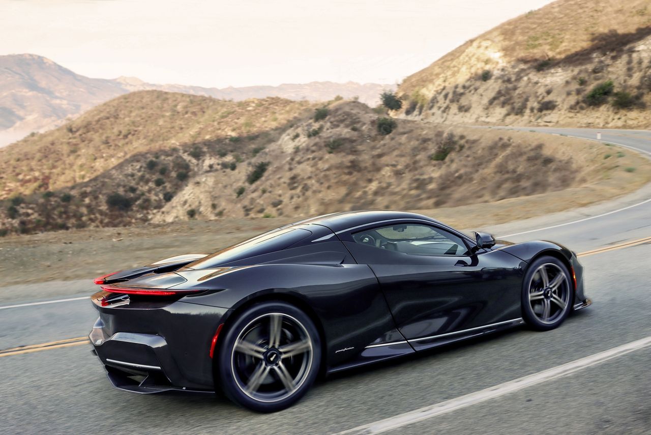 Automobili Pininfarina Battista press photos on the roads in California