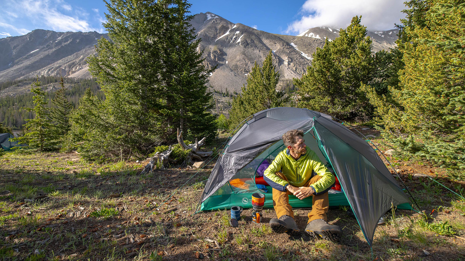 Big Agnes Sarvis VST tent in use