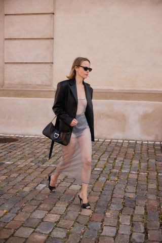 Copenhagen Fashion Week Mesh Street Style