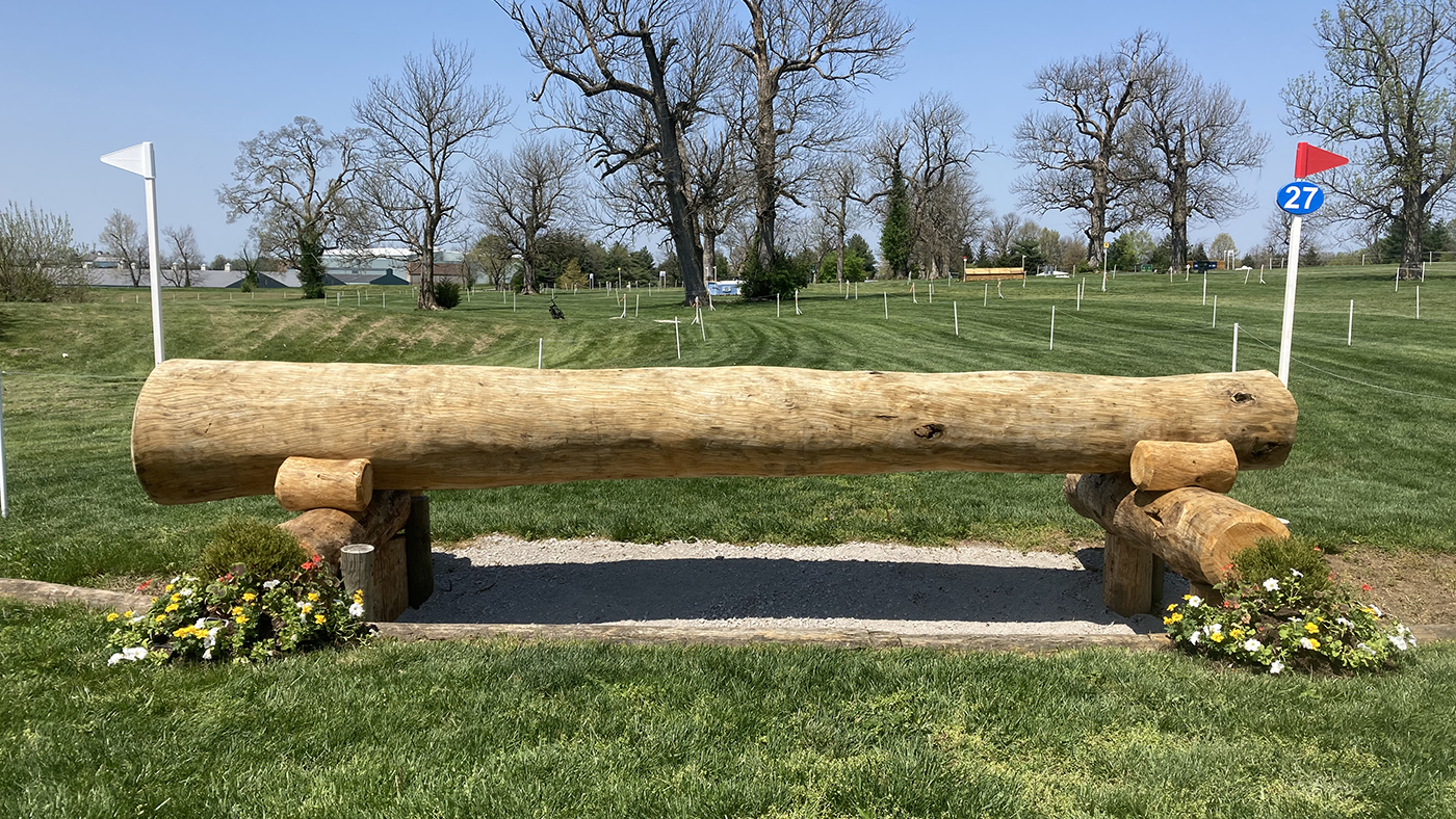 Kentucky Three-Day Event cross-country course fence 27