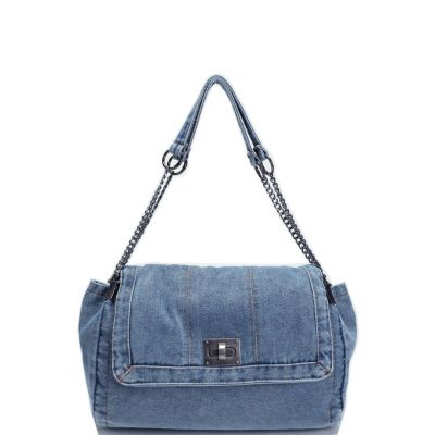 Women's Astra Chain Flap Shoulder Bag, Crossbody Bag, Soft Handbag