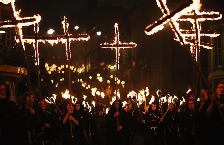 Lewes Bonfire Night celebrations