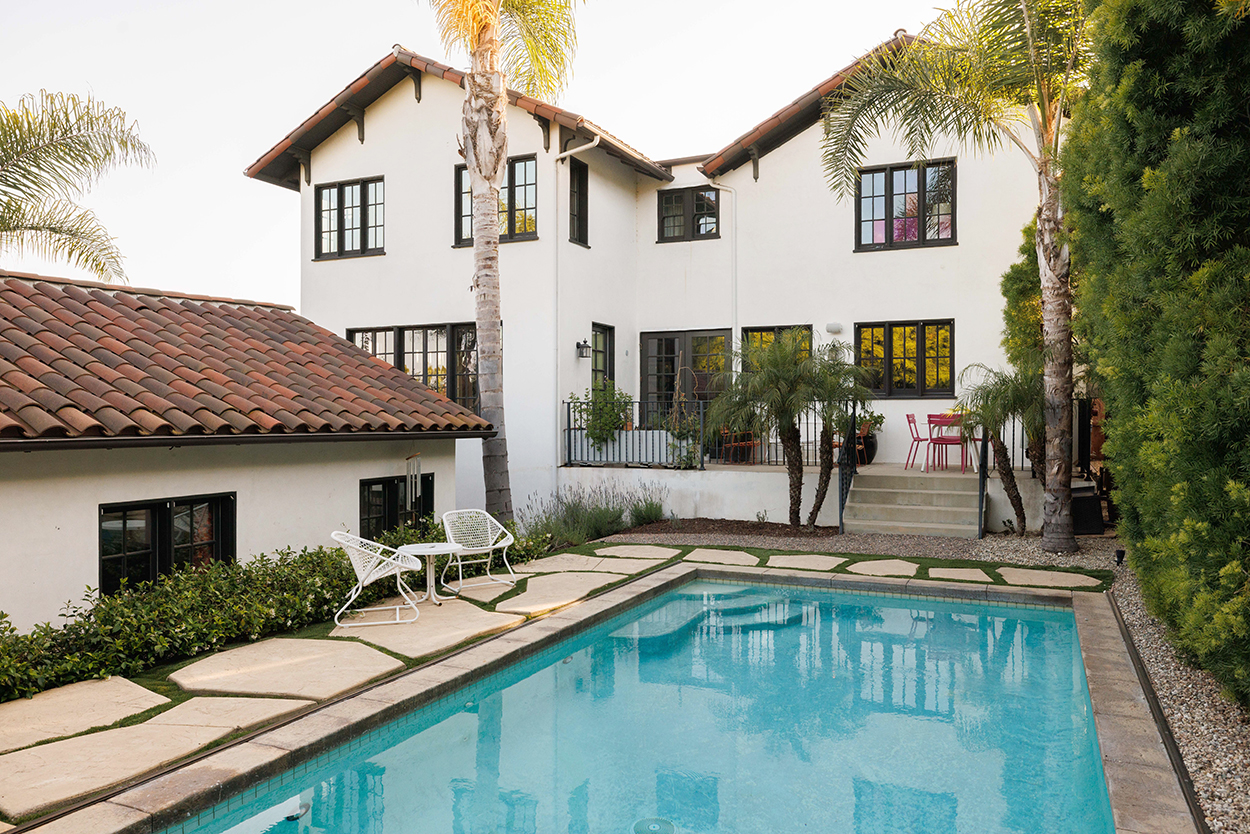 Home with pool