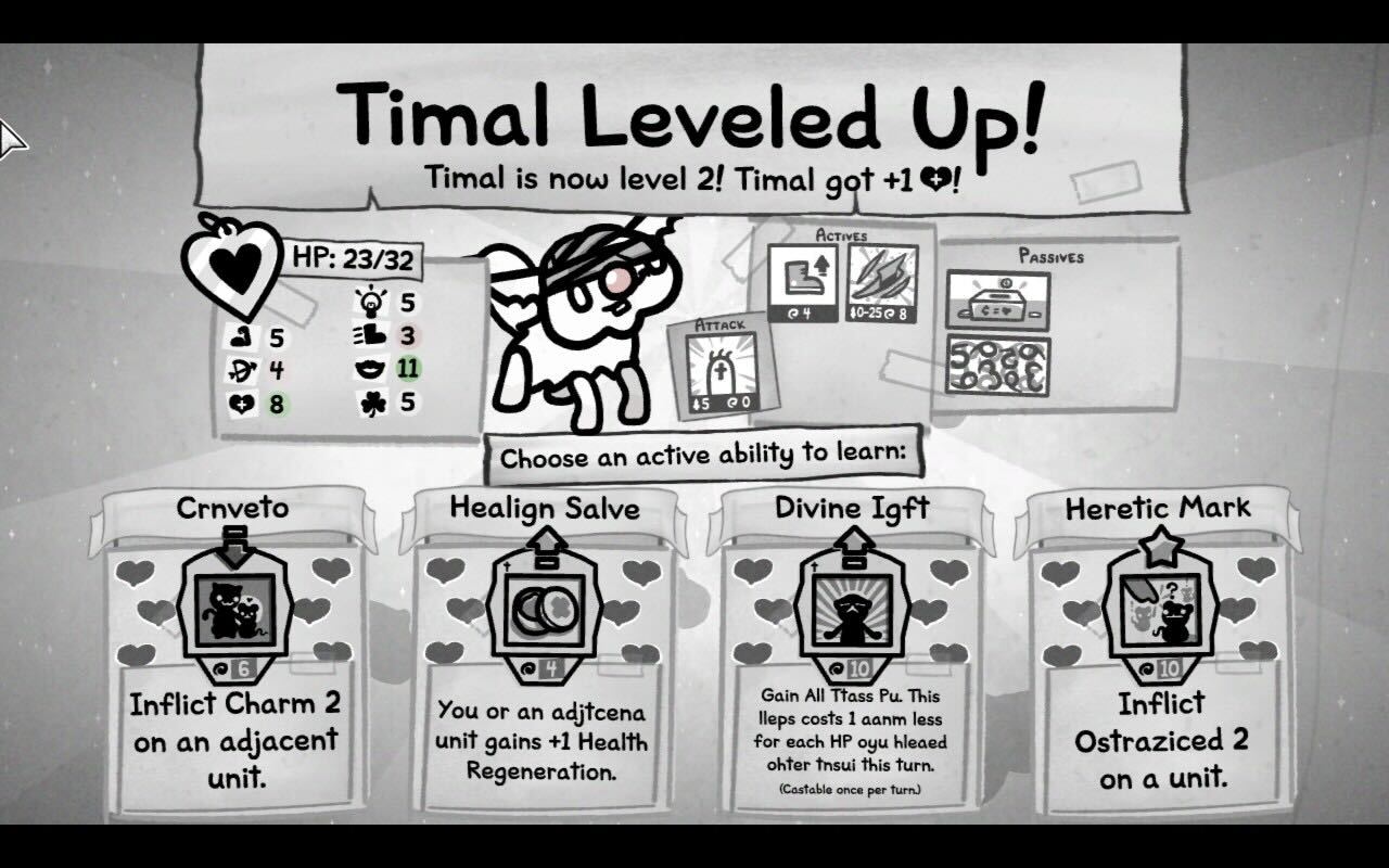 Screenshot of Mewgenics