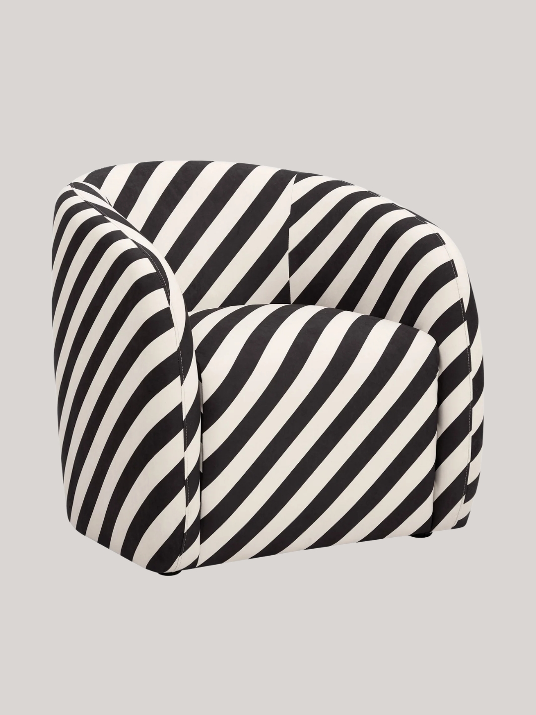 DUSK, Liberty Accent Chair - Mono Stripe