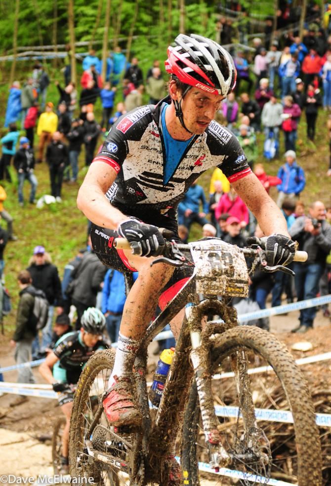Jiri Novak (Superior Bretjens Mountainbike) racing to 26th place