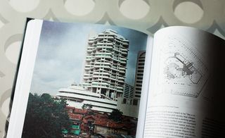 A page inside the book has pictured the Wisma Dharmala Tower is in Jakarta