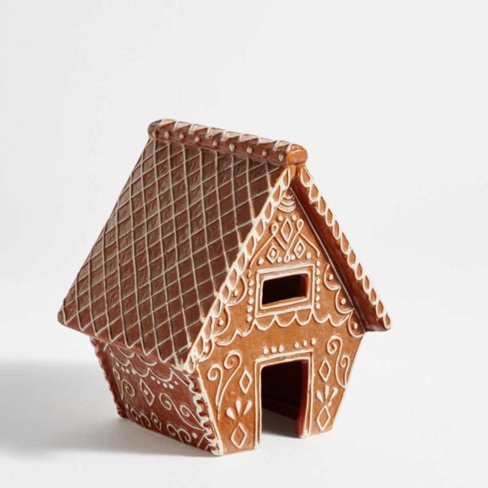Ceramic gingerbread house