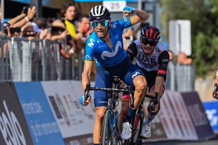 Alejandro Valverde (Movistar) wins stage 3 of the 2021 Giro di Sicilia