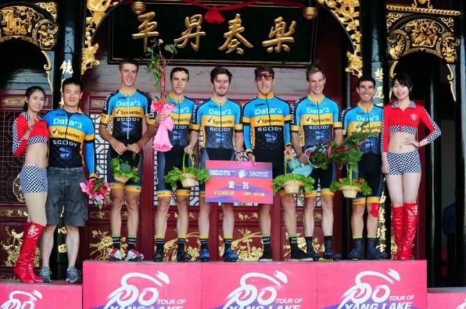 Data#3 Symantec Racing Team at the 2014 Tour of Poyang Lake