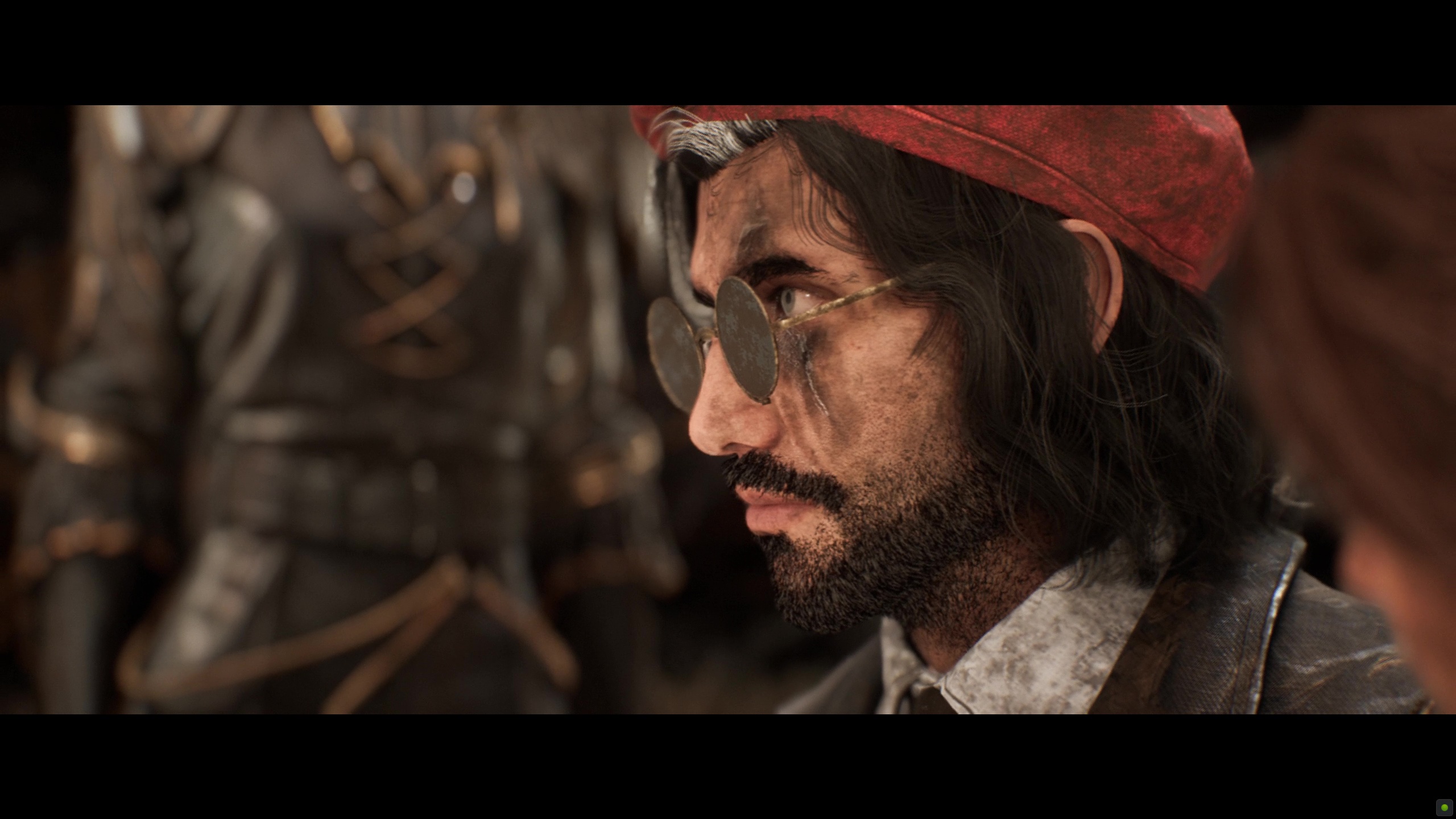 Verso sheds tears while wearing a beret and Renoir's jacket (optional items) in Clair Obscur: Expedition 33