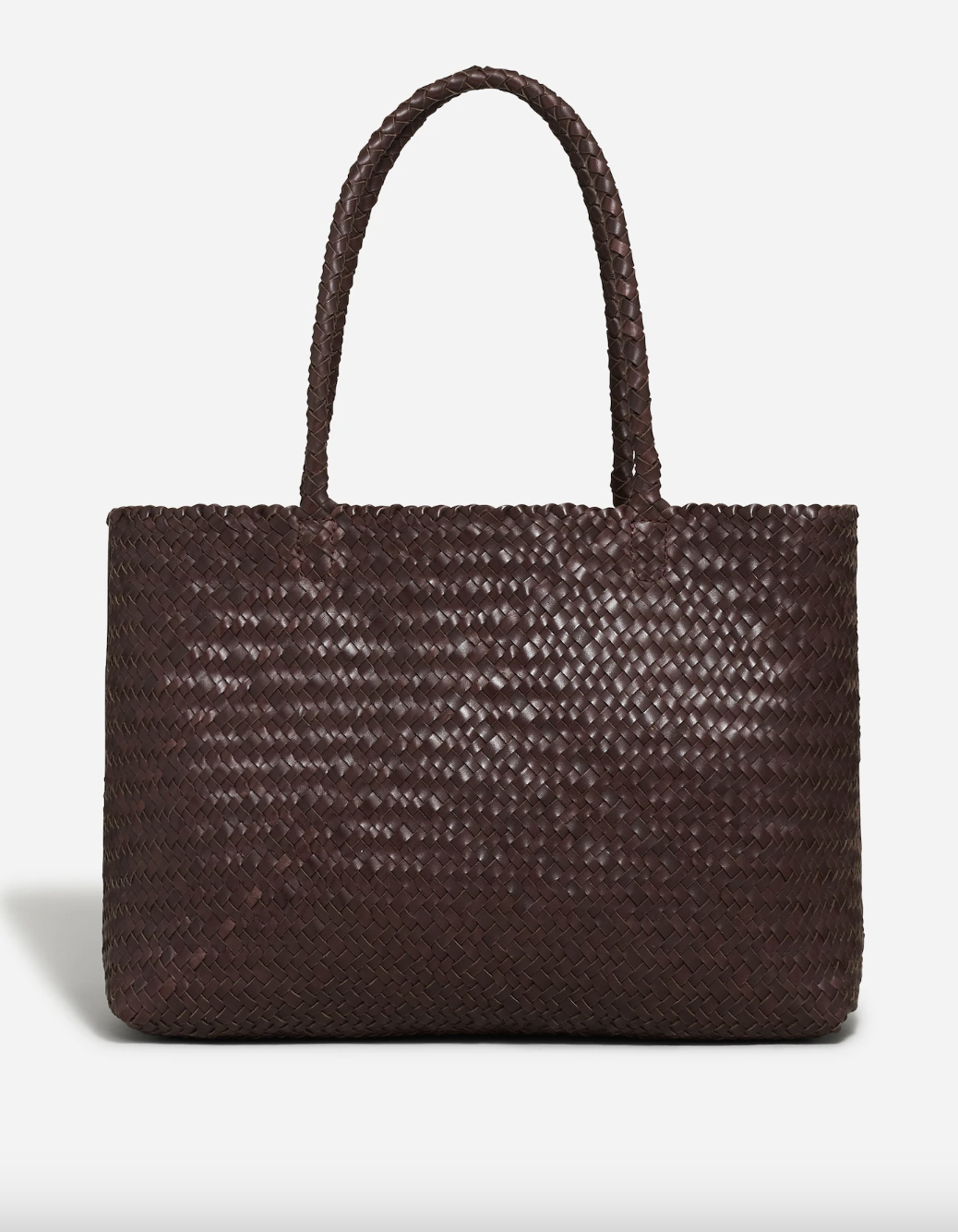 Handwoven Leather Tote