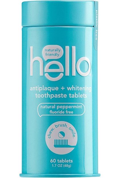 Hello Antiplaque + Whitening Toothpaste Tablets