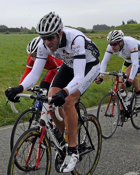 Jeremy Meech of CNZShop.com Bio Sport is not enjoying the conditions