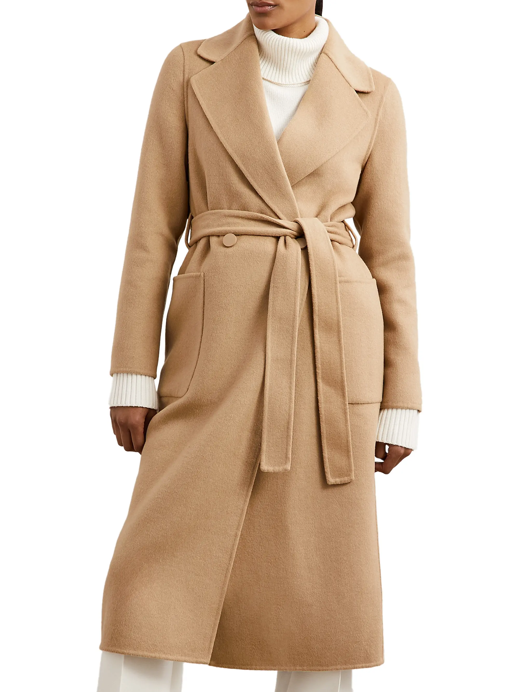 Lucia Double-Breasted Blindseam Coat