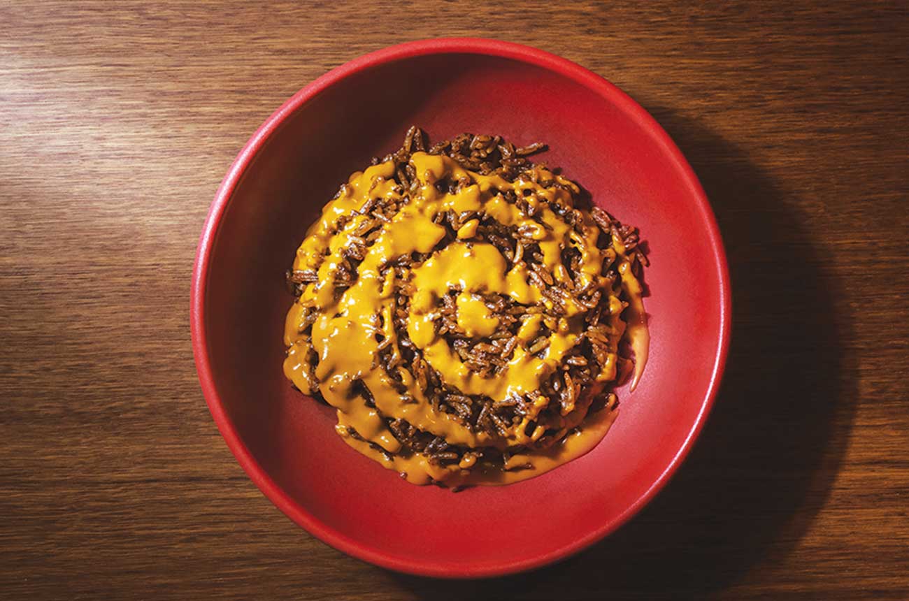 smoked jollof rice at Ikoyi restaurant