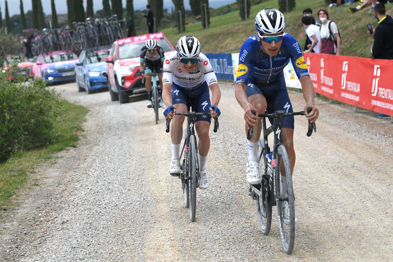 Remco Evenepoel and Joao Almeida at the 2021 Giro d&#039;Italia