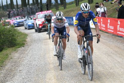 Remco Evenepoel and Joao Almeida at the 2021 Giro d'Italia