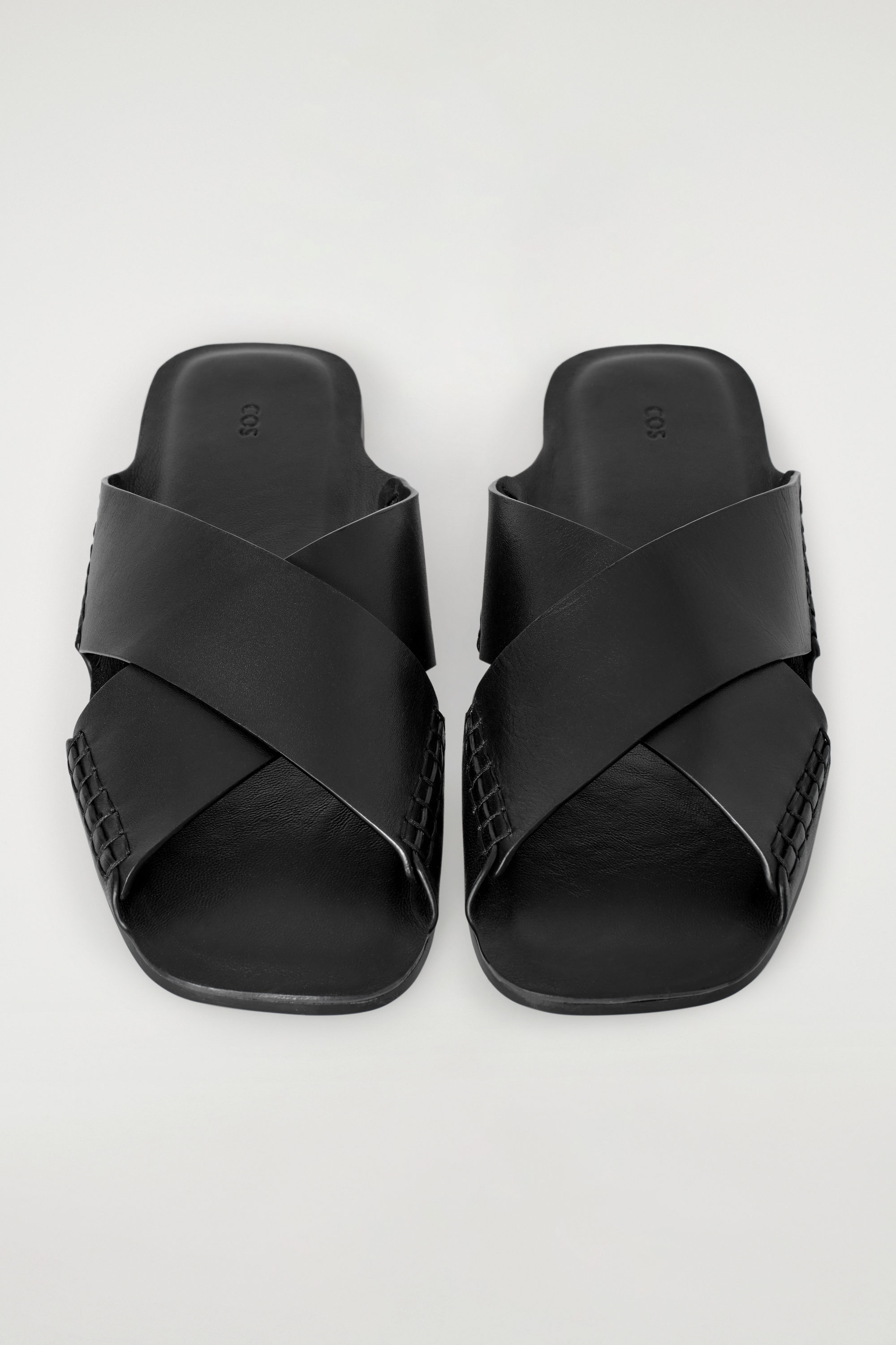 Crossover Leather Sandals