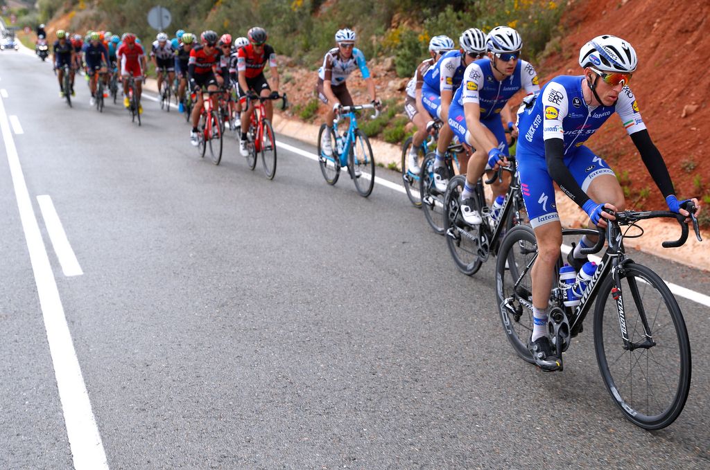 Dan Martin and Quick-Step Floors at the head of the race