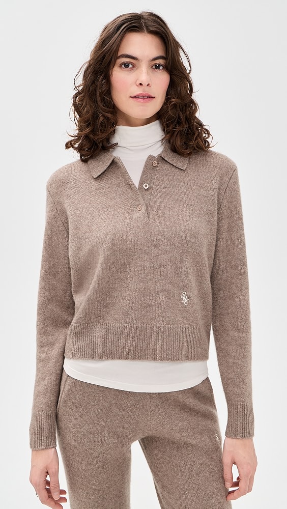 Sporty &amp;amp; Rich Src Cashmere Polo