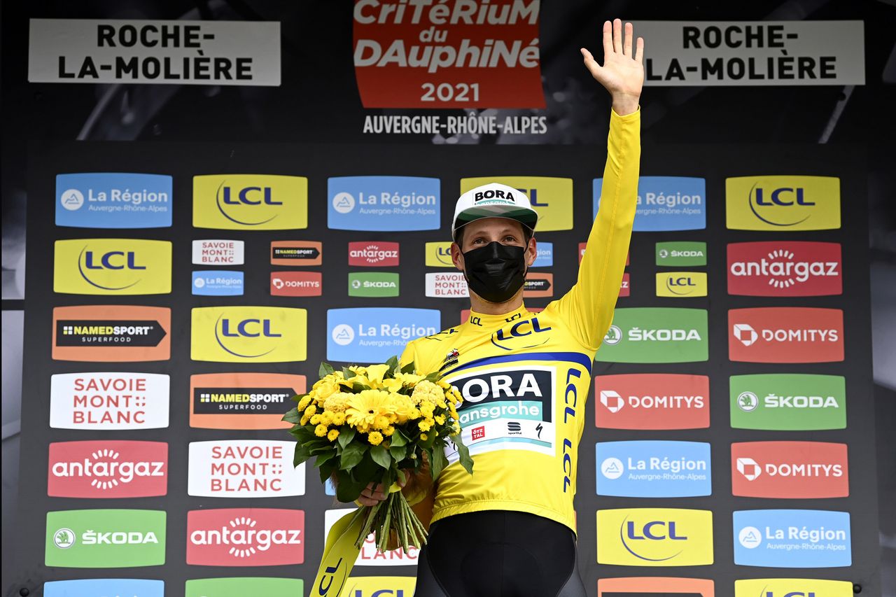 Criterium du Dauphine 2021 - 73rd Edition - 4th stage Firminy - Roche La Moliere 16,4 km - 02/06/2021 - Lukas Postlberger (AUT - Bora - Hansgrohe) - photo Nico Vereecken/PN/BettiniPhoto&Acirc;&copy;2021