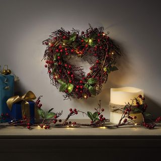 rustic twig and berry wreath