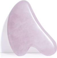 Gua sha facial scraping device