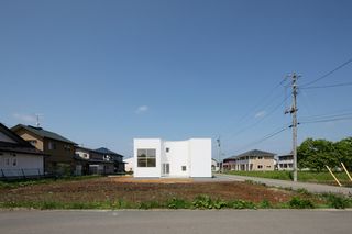 House in Kitakami wide exterior view