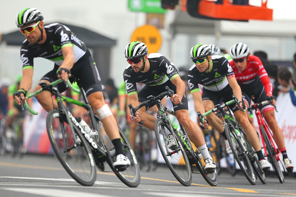 Dimension Data leads the peloton