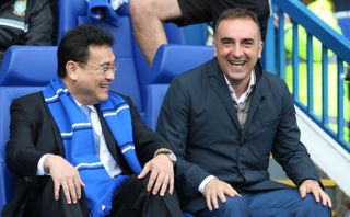 Carlos Carvalhal, right, had been backed by Sheffield Wednesday owner Dejphon Chansiri