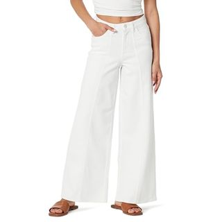 The Drop Women's Frida Relaxed Fit Jeans, White, 30