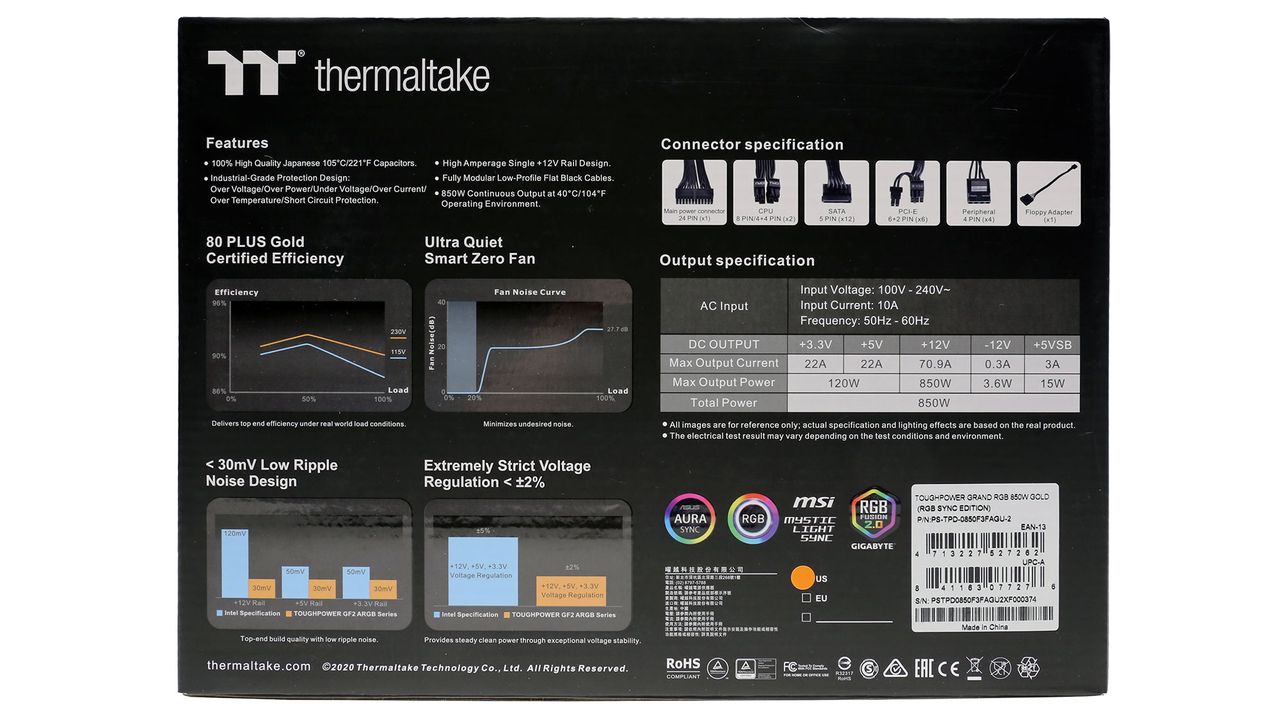 Thermaltake Toughpower GF2 ARGB 850W
