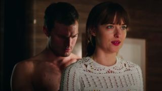 Jamie Dornan and Dakota Johnson in Fifty Shades Freed