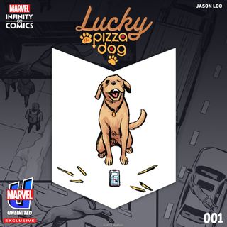 Lucky the Pizza Dog
