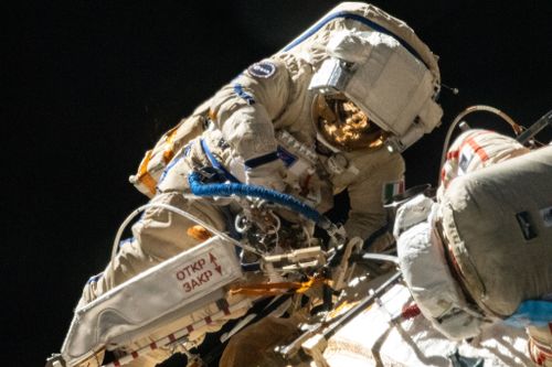 Astronaut Samantha Cristoforetti's historic spacewalk in pictures | Space