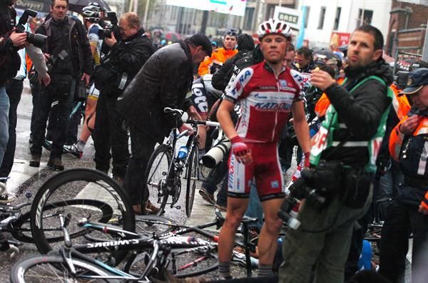 The race was packed full of incidents