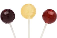 wine flavoured lollipops