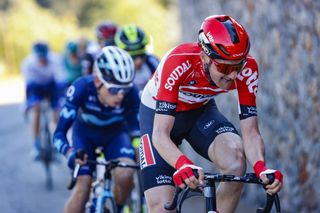 Tim Wellens (Lotto Soudal) goes on the attack at the Challenge Mallorca 