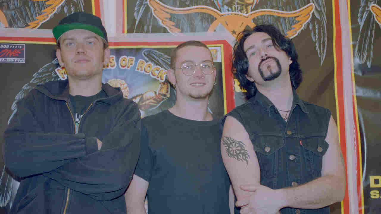 Therapy backstage at the Monsters Of Rock festival in 1994