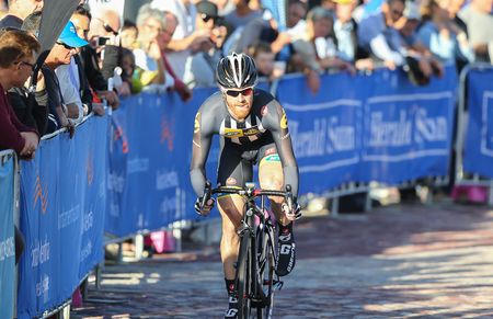 Tyler Farrar on the finishing stretch