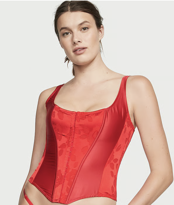 Victoria&#039;s Secret, VS Archives Burnout Satin Corset Set