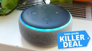 Echo Dot (3rd Gen) with a Tom's Guide deal tag