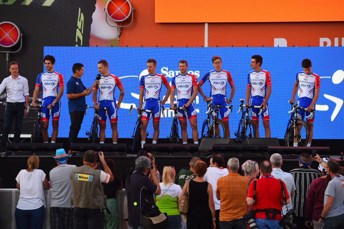 Groupama-FDJ on stage