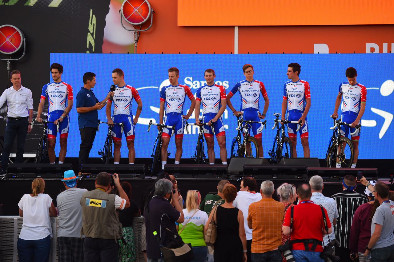 Groupama-FDJ on stage