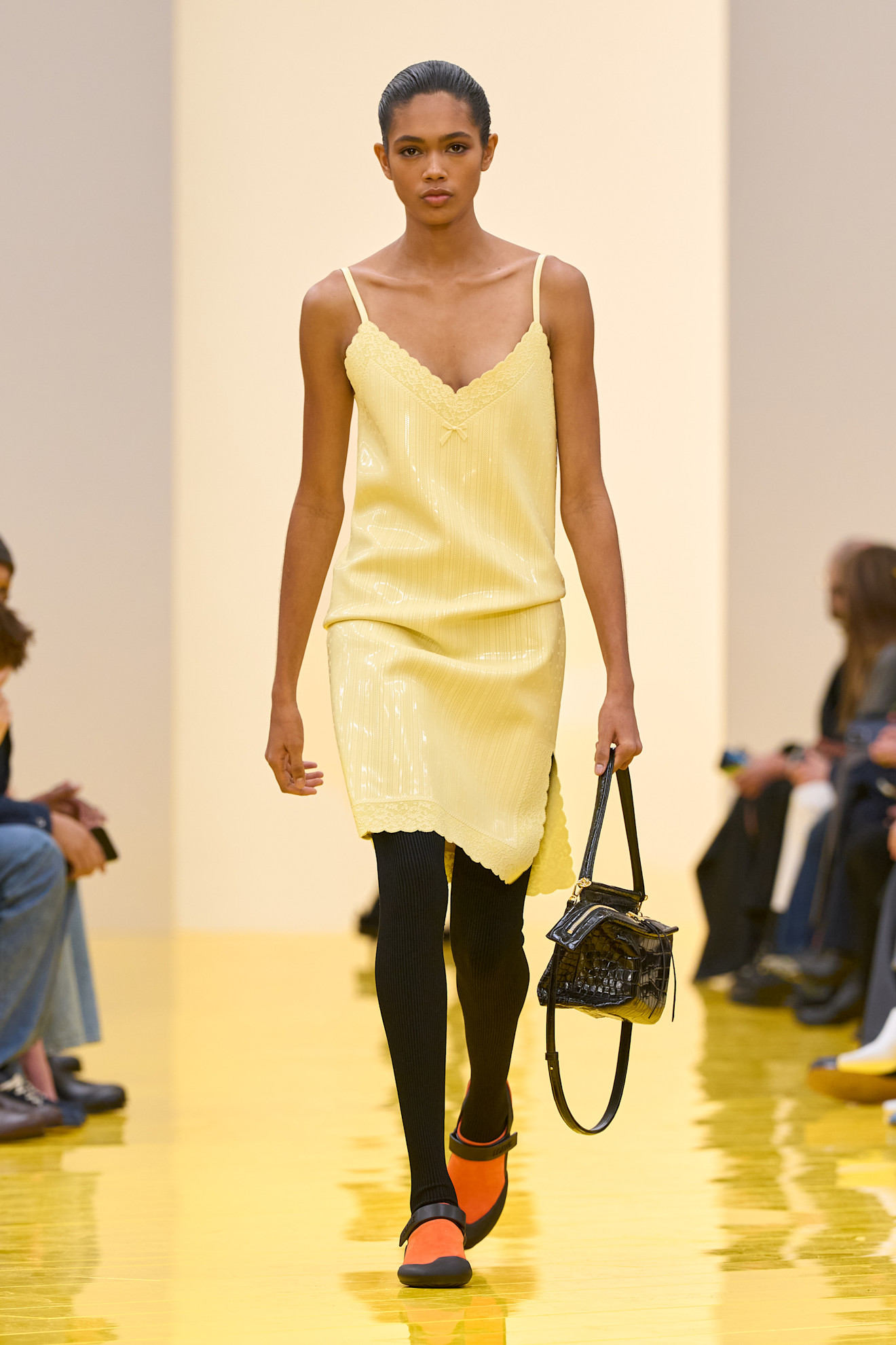 The Loewe Whisker bag on the fall/winter 2026 runway.