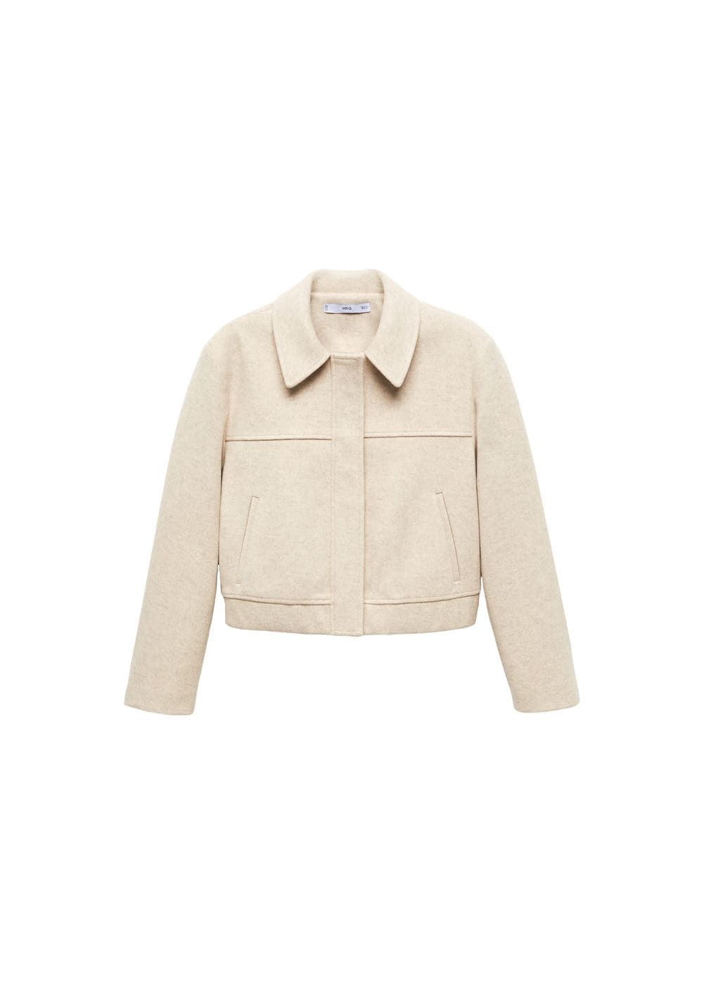 Zipper Decorative Seams Jacket - Women