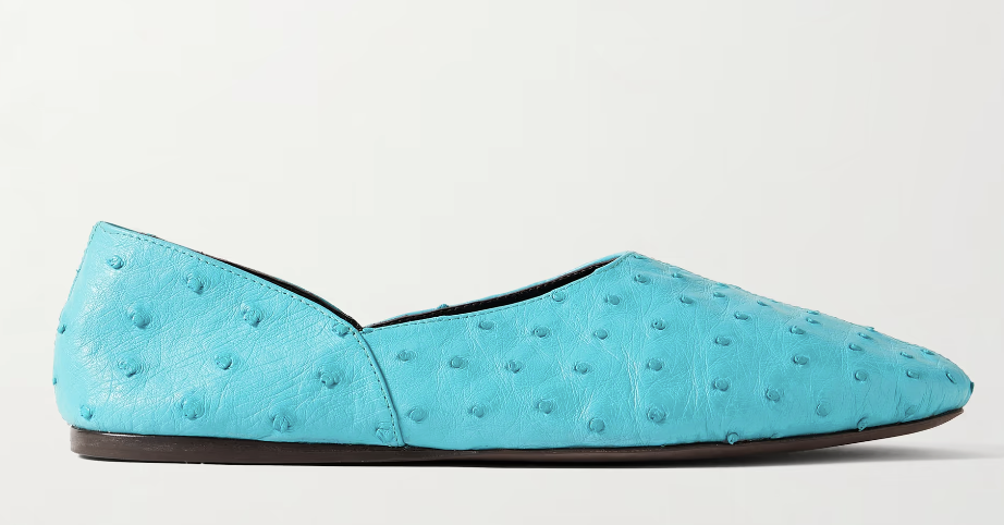 Khaite, Jane Ostrich Flats