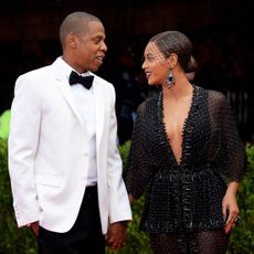 new york, ny may 05 jay z l and beyonce attend the charles james beyond fashion costume institute gala at the metropolitan museum of art on may 5, 2014 in new york city photo by mike coppolagetty images