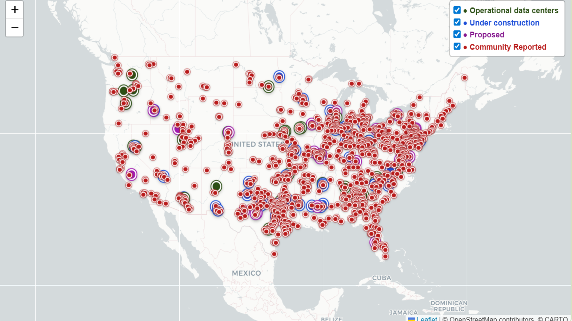 Erin Brockovich public website for reporting issues associated with America's exploding adata centers 